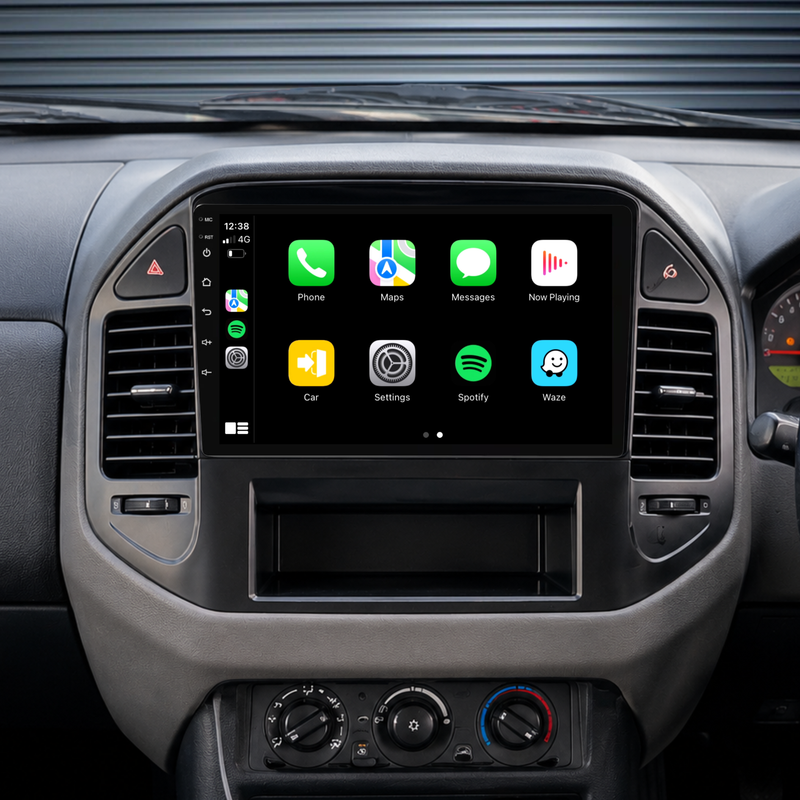 Load image into Gallery viewer, Mitsubishi Pajero V73 with cutout (2000-2006) Plug &amp; Play Head Unit Upgrade Kit: Car Radio with Wireless &amp; Wired Apple CarPlay &amp; Android Auto
