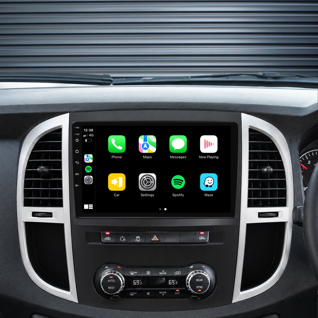 Mercedes Benz Vito W447 (2014-2020) Plug & Play Head Unit Upgrade Kit: Car Radio with Wireless & Wired Apple CarPlay & Android Auto