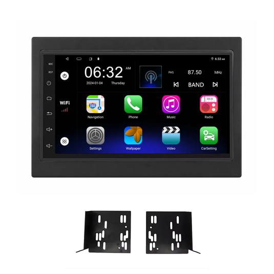 Holden VY VZ Commodore 7" (2003-2007) Plug & Play Head Unit Upgrade Kit: Car Radio with Wireless & Wired Apple CarPlay & Android Auto