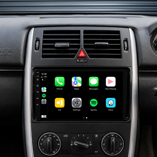 Mercedes Benz W169/W245 Viano Vito W639 Sprinter/B200/W906 Plug & Play Head Unit Upgrade Kit: Car Radio with Wireless & Wired Apple CarPlay & Android Auto