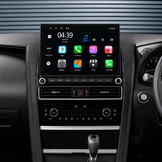 Nissan Patrol Y62 Ti / Ti-L / Warrior (2010 - 2024) 13.1" HD Large Plug & Play Head Unit Upgrade Kit: Car Radio with Wireless & Wired Apple CarPlay & Android Auto