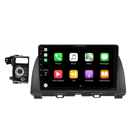 Mazda CX-5 (2015-2017) Plug & Play Head Unit Upgrade Kit: Car Radio with Wireless & Wired Apple CarPlay & Android Auto