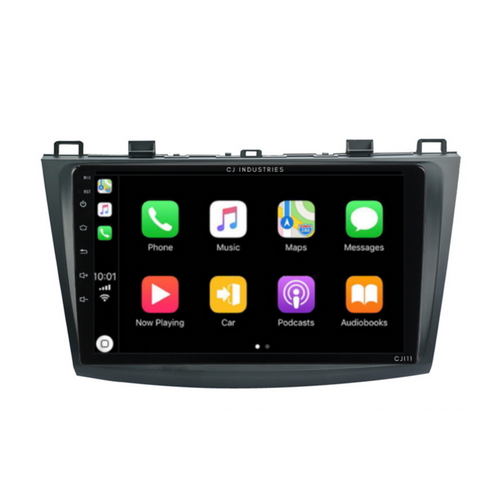 Mazda3 Advanced (2009-2013) Plug & Play Head Unit Upgrade Kit: Car Radio with Wireless & Wired Apple CarPlay & Android Auto